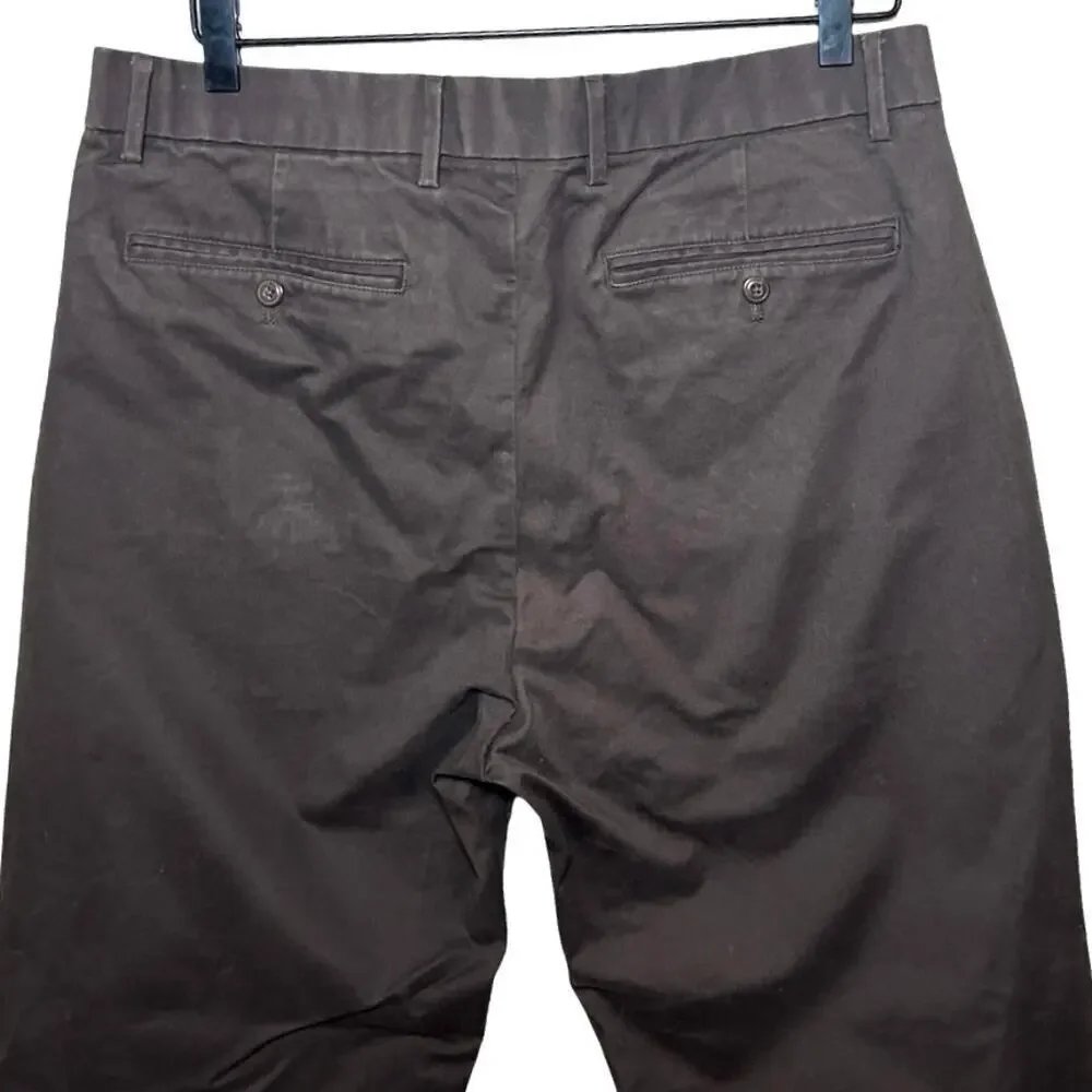 Gap Men’s Relaxed Fit Chino Pants Dark Brown Size 34X32